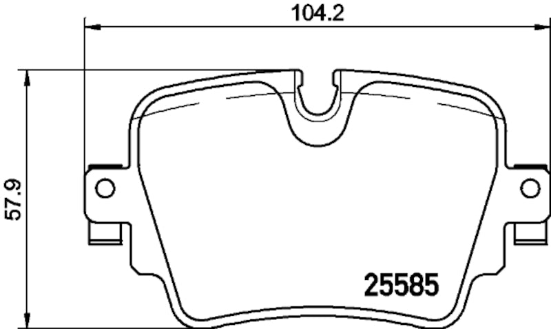 Hella Pagid Disc Brake Pad Set 355021161