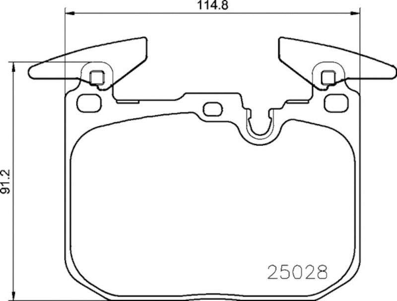 Hella Pagid Disc Brake Pad Set 355021271