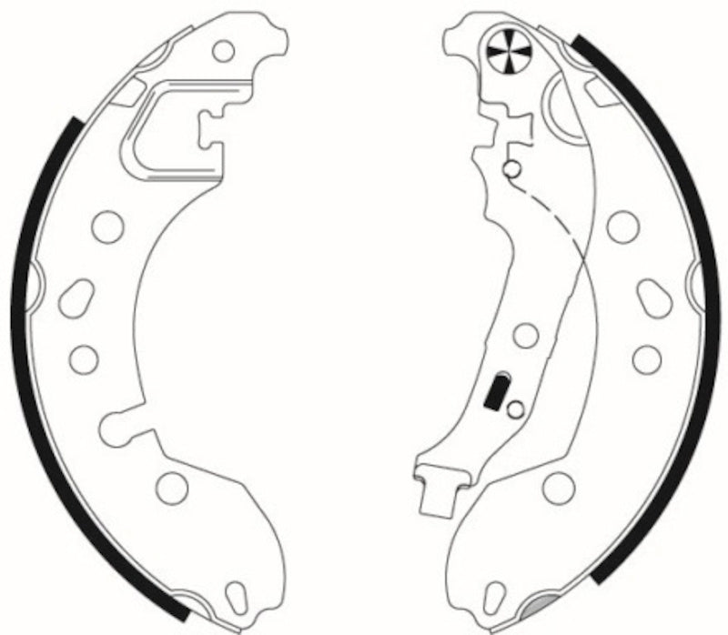 Hella Pagid Drum Brake Shoe 355022181