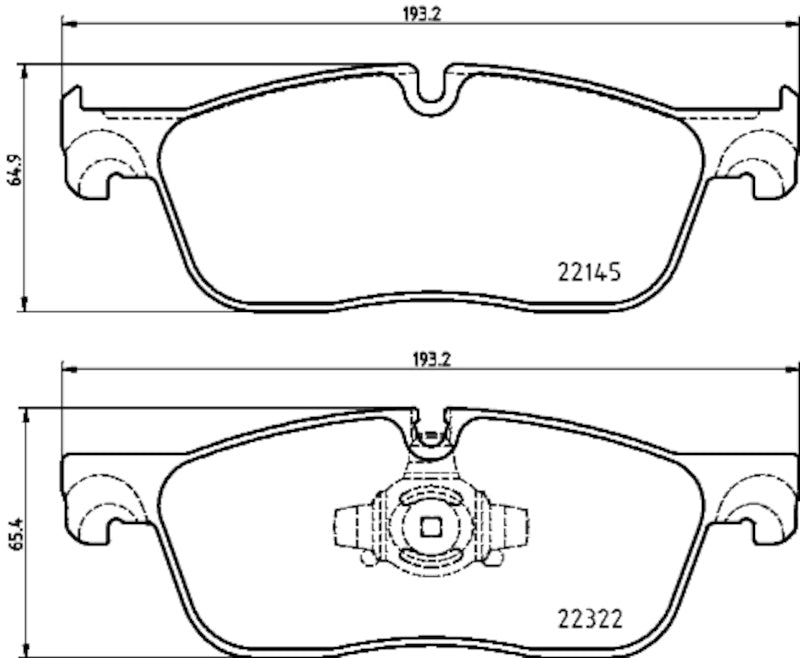 Hella Pagid Disc Brake Pad Set 355024741