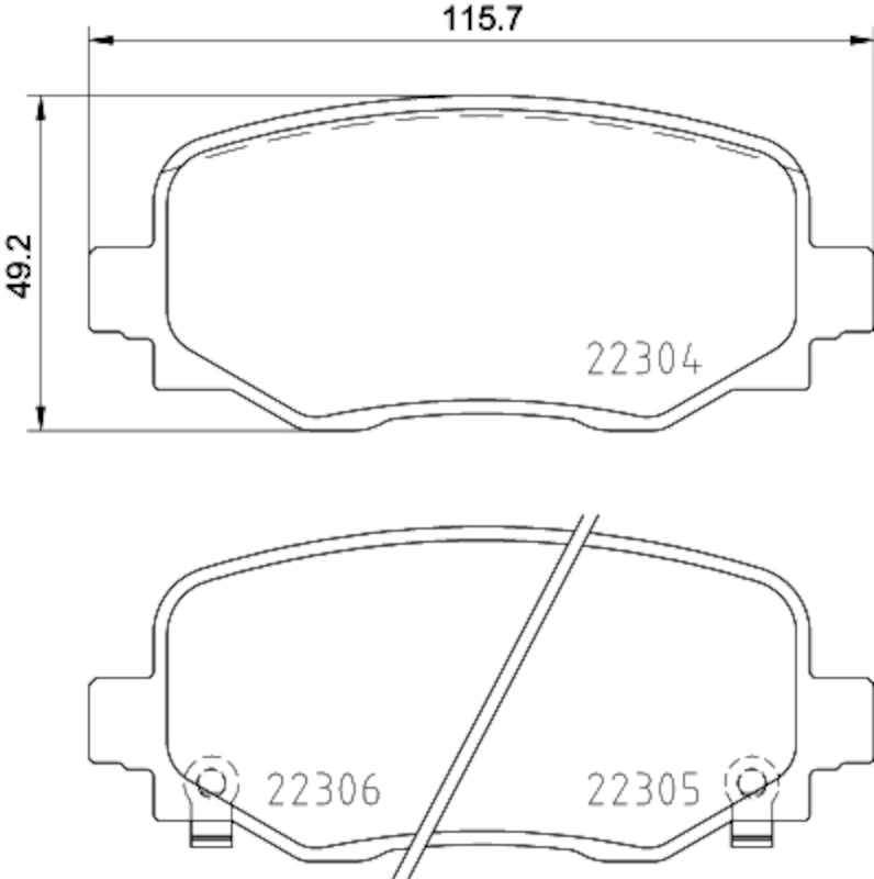 Hella Pagid Disc Brake Pad Set 355025481