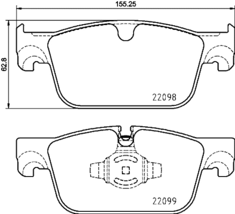 Hella Pagid Disc Brake Pad Set 355025531