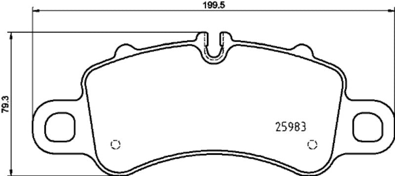 Hella Pagid Disc Brake Pad Set 355025601