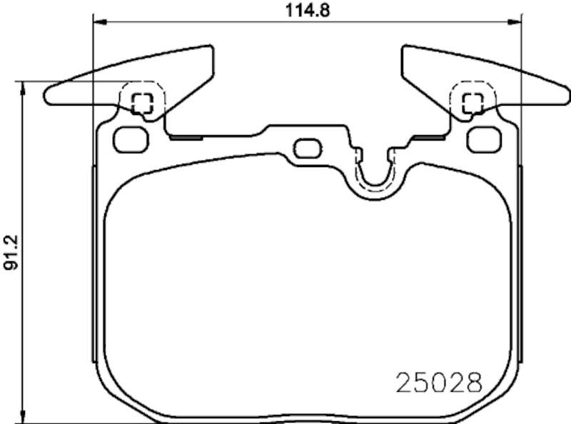 Hella Pagid Disc Brake Pad Set 355025771