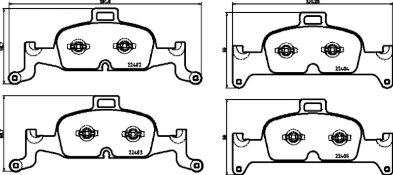 Hella Pagid Disc Brake Pad Set 355025811