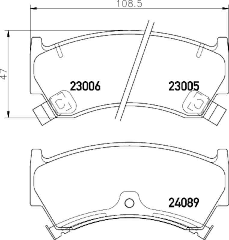Hella Pagid Disc Brake Pad Set 355033261