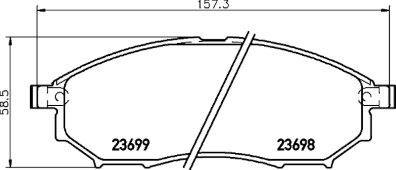Hella Pagid Disc Brake Pad Set 355033301