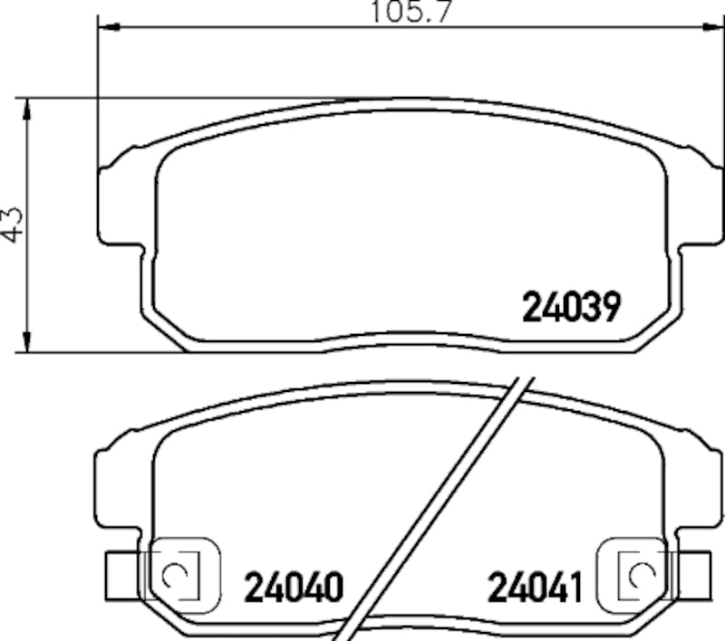Hella Pagid Disc Brake Pad Set 355033321