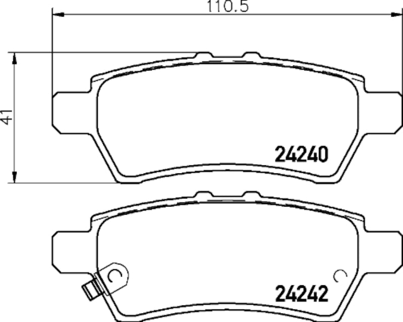 Hella Pagid Disc Brake Pad Set 355033421
