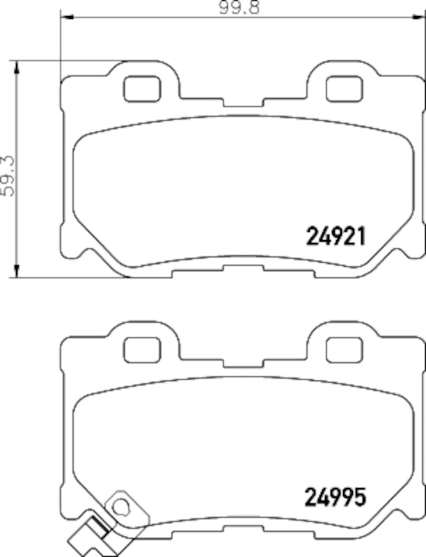 Hella Pagid Disc Brake Pad Set 355033471