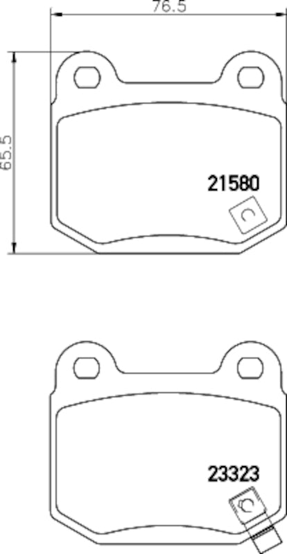 Hella Pagid Disc Brake Pad Set 355033531