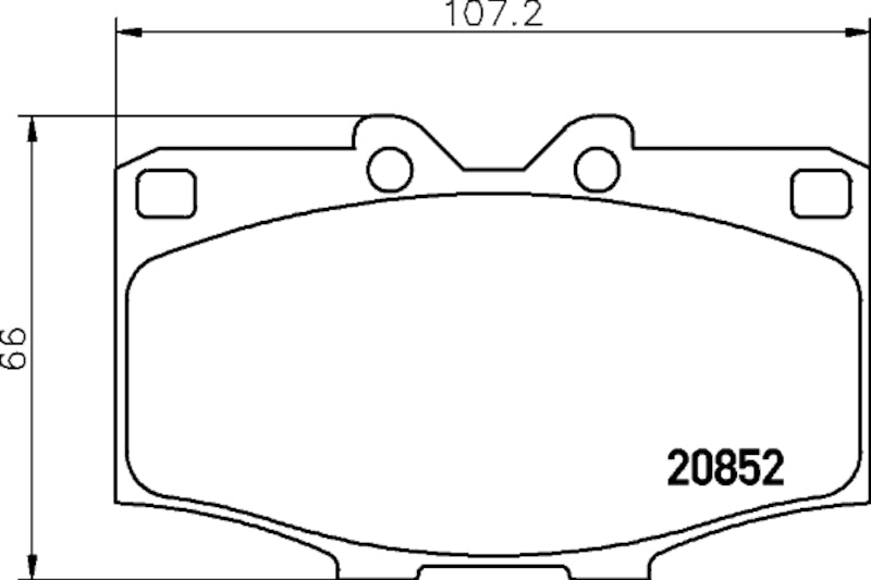 Hella Pagid Disc Brake Pad Set 355033581
