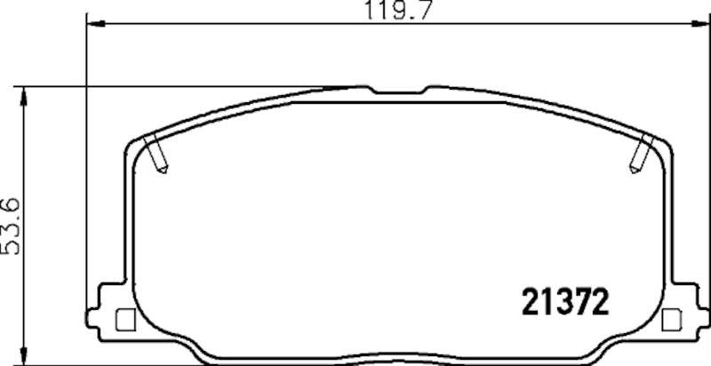 Hella Pagid Disc Brake Pad Set 355033681