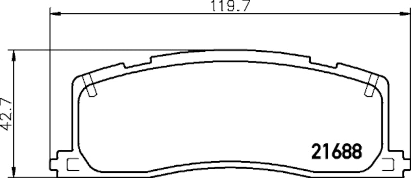 Hella Pagid Disc Brake Pad Set 355033771
