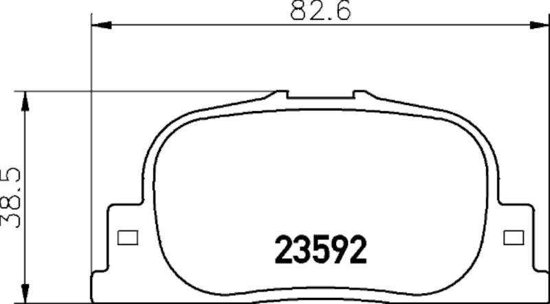 Hella Pagid Disc Brake Pad Set 355033981