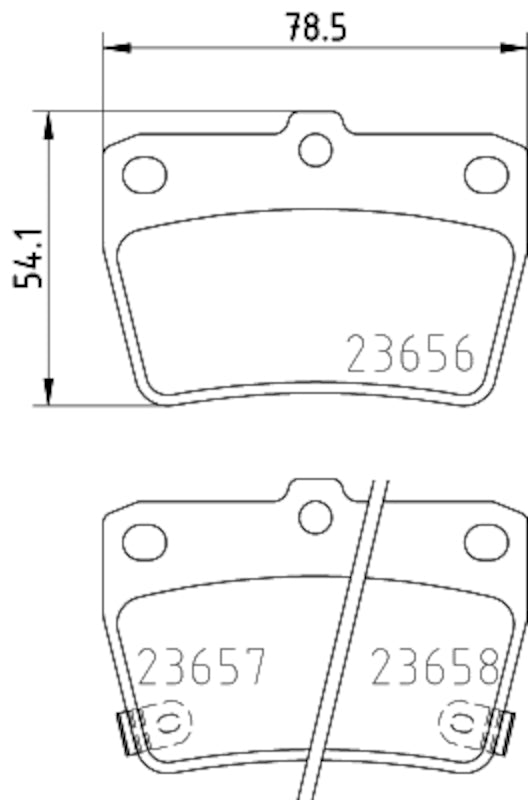 Hella Pagid Disc Brake Pad Set 355033991