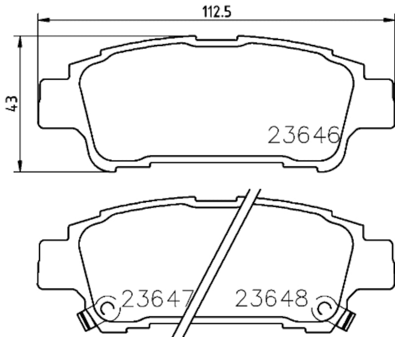 Hella Pagid Disc Brake Pad Set 355034011