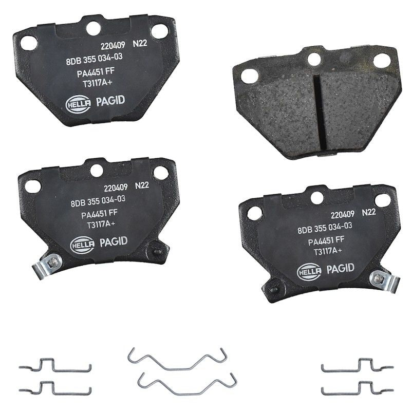 Hella Pagid Disc Brake Pad Set 355034031