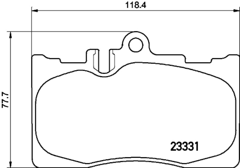 Hella Pagid Disc Brake Pad Set 355034041
