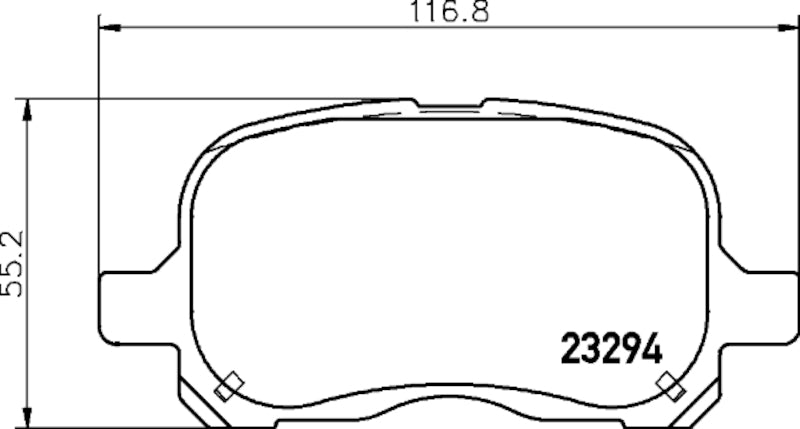Hella Pagid Disc Brake Pad Set 355034071