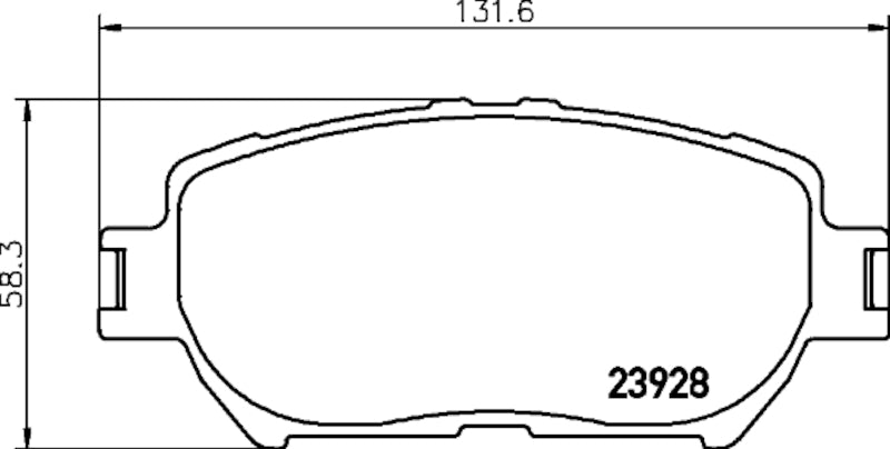 Hella Pagid Disc Brake Pad Set 355034121