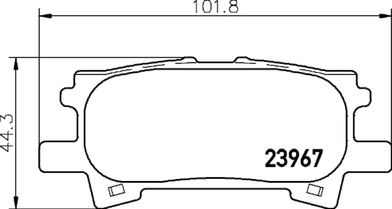 Hella Pagid Disc Brake Pad Set 355034211