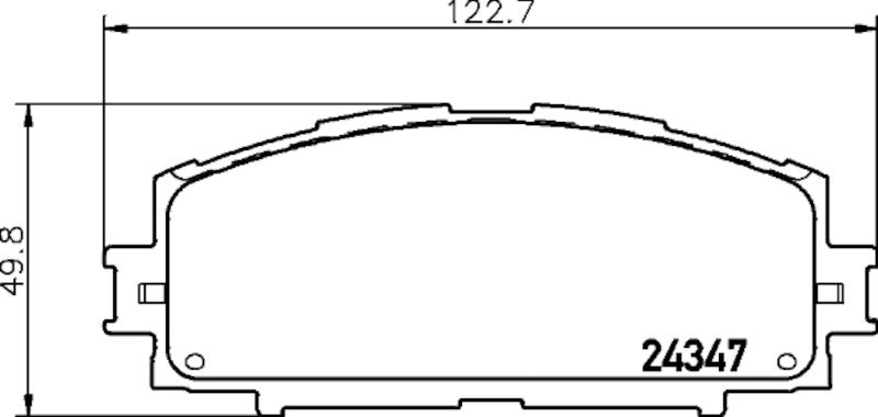 Hella Pagid Disc Brake Pad Set 355034221