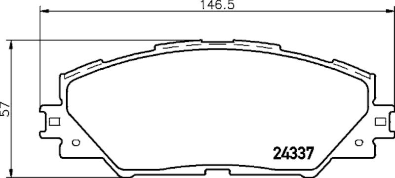Hella Pagid Disc Brake Pad Set 355034301