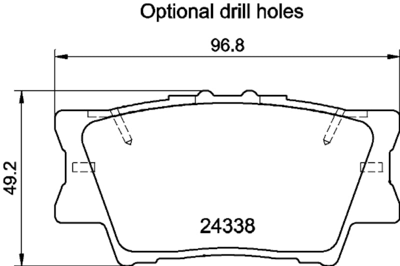 Hella Pagid Disc Brake Pad Set 355034311