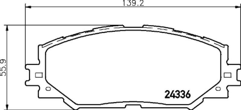 Hella Pagid Disc Brake Pad Set 355034331