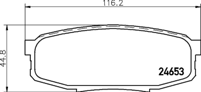 Hella Pagid Disc Brake Pad Set 355034361