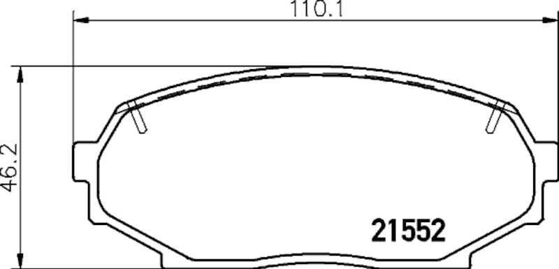 Hella Pagid Disc Brake Pad Set 355034551
