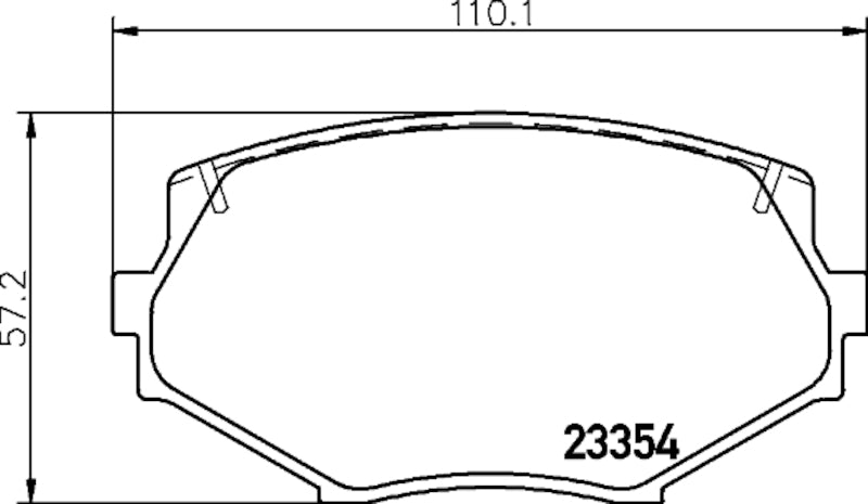 Hella Pagid Disc Brake Pad Set 355034631