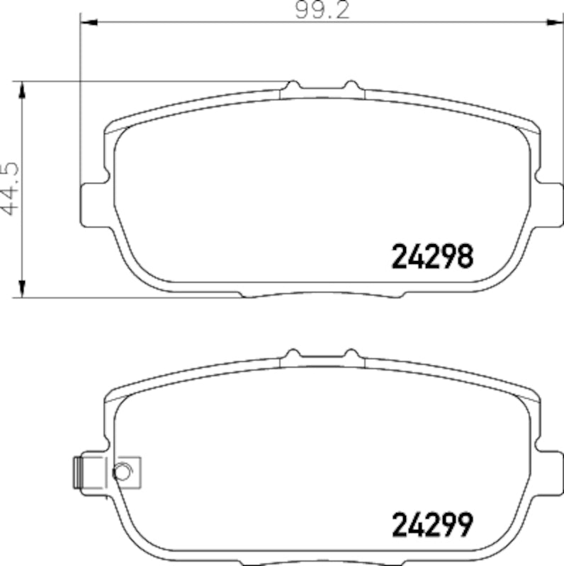 Hella Pagid Disc Brake Pad Set 355034781