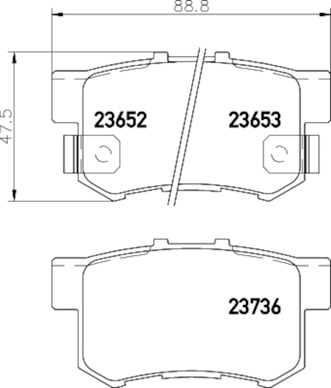 Hella Pagid Disc Brake Pad Set 355035051