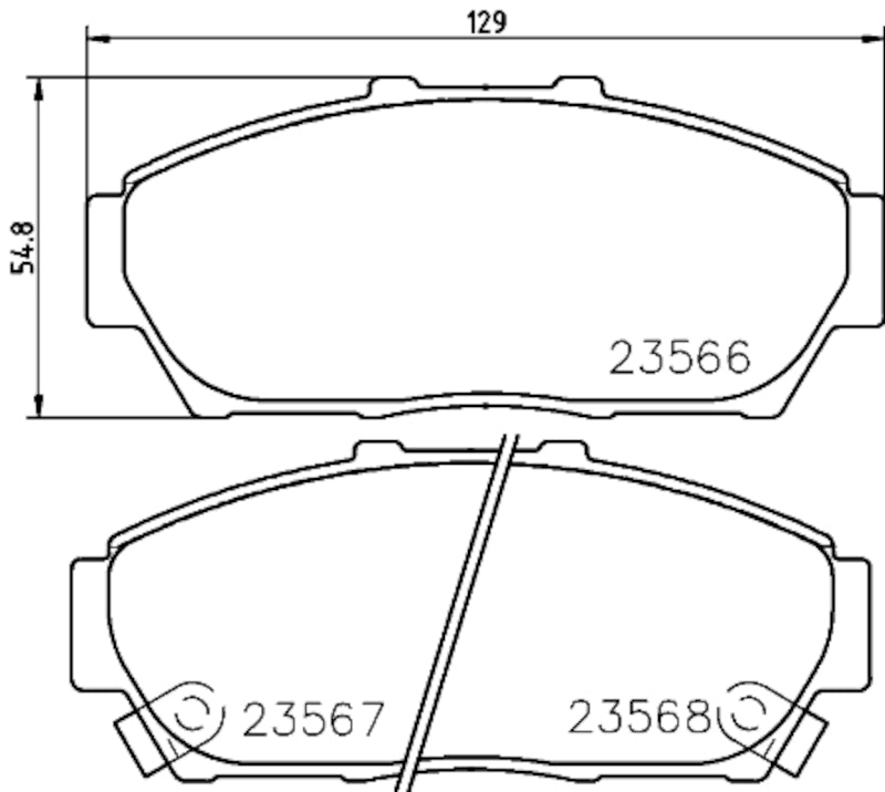 Hella Pagid Disc Brake Pad Set 355035101