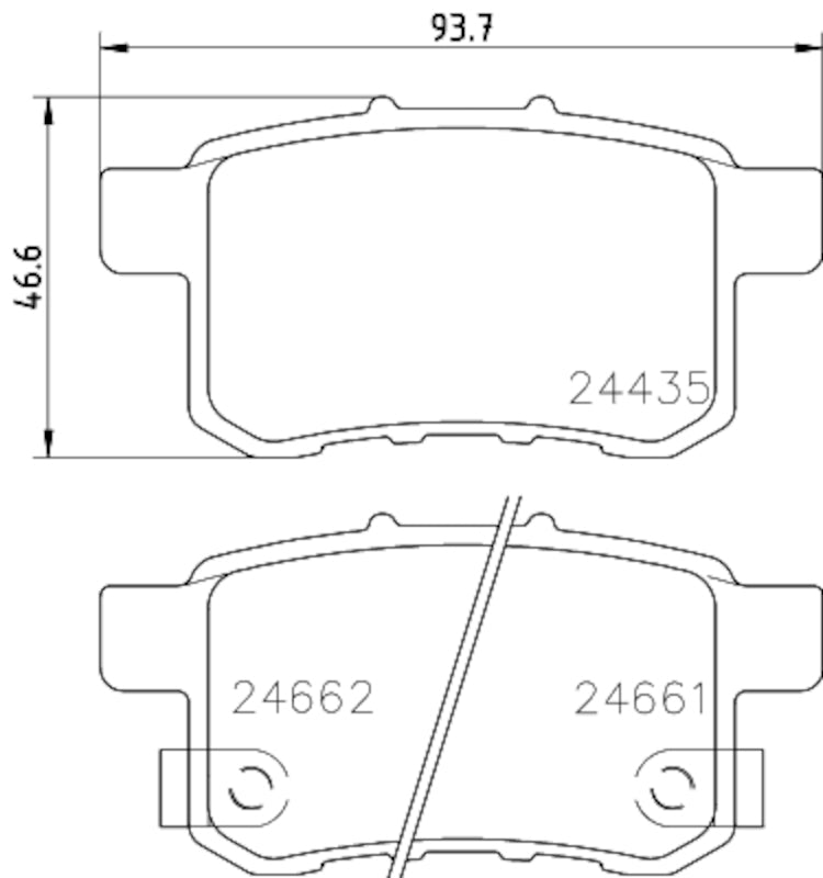 Hella Pagid Disc Brake Pad Set 355035181