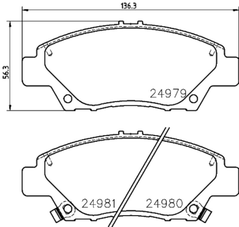 Hella Pagid Disc Brake Pad Set 355035191