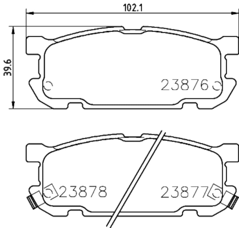 Hella Pagid Disc Brake Pad Set 355035751