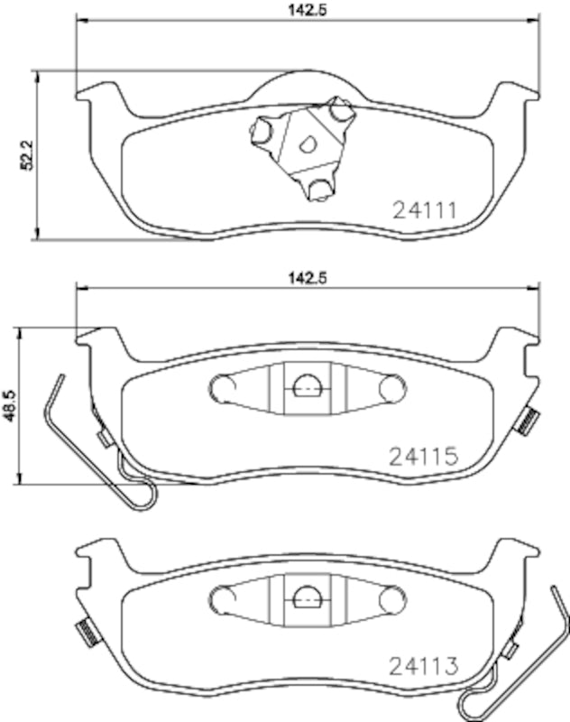 Hella Pagid Disc Brake Pad Set 355035901