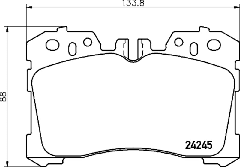 Hella Pagid Disc Brake Pad Set 355035951
