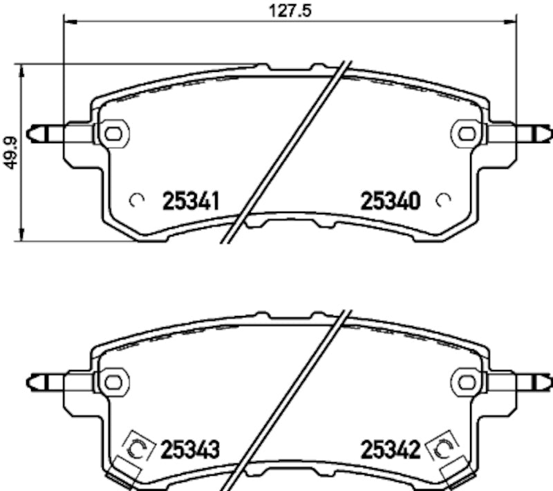 Hella Pagid Disc Brake Pad Set 355036151