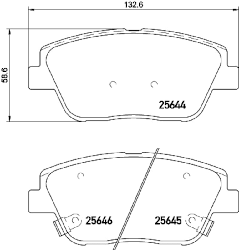 Hella Pagid Disc Brake Pad Set 355036221