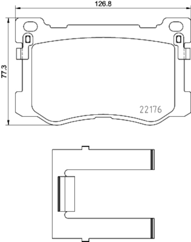 Hella Pagid Disc Brake Pad Set 355036241