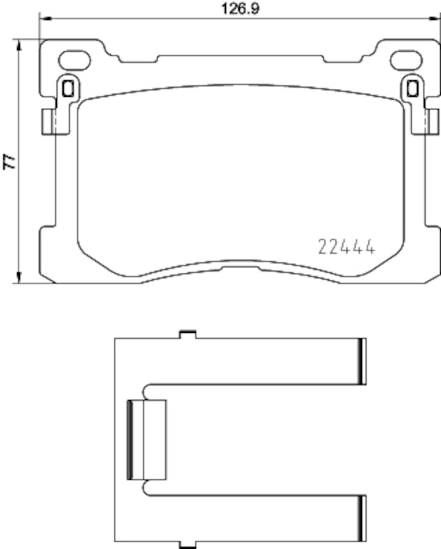 Hella Pagid Disc Brake Pad Set 355036251