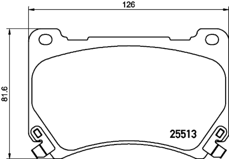 Hella Pagid Disc Brake Pad Set 355036321