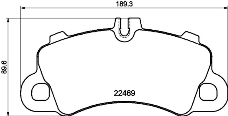 Hella Pagid Disc Brake Pad Set 355039101