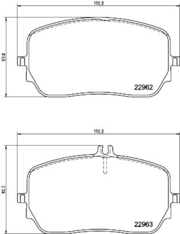 Hella Pagid Disc Brake Pad Set 355039211