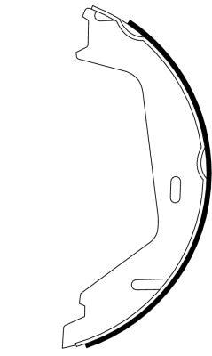 Hella Pagid Parking Brake Shoe Set 355050591