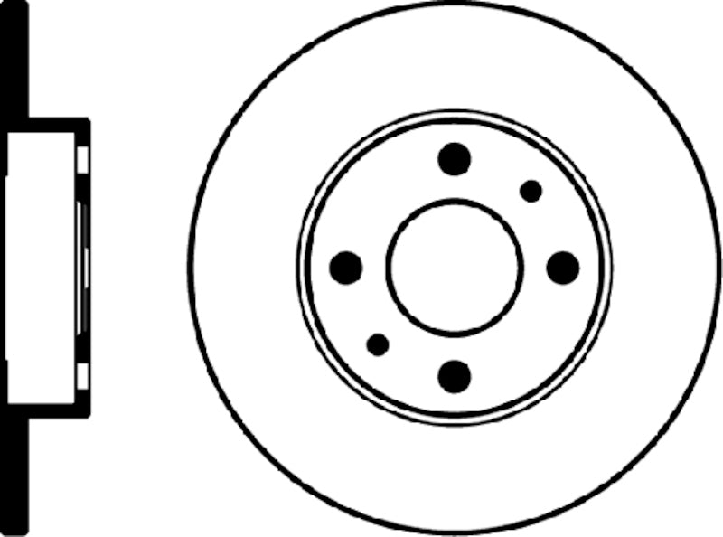 Hella Pagid Disc Brake Rotor 355103151